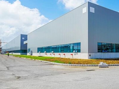 Industrial plant cement repair mortar application