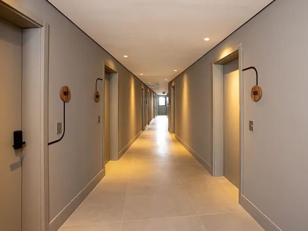 E96 concrete texture coating hotel wall paint application