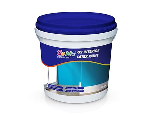 GoMix G2 interior semi-gloss acrylic paint low VOC washable coating