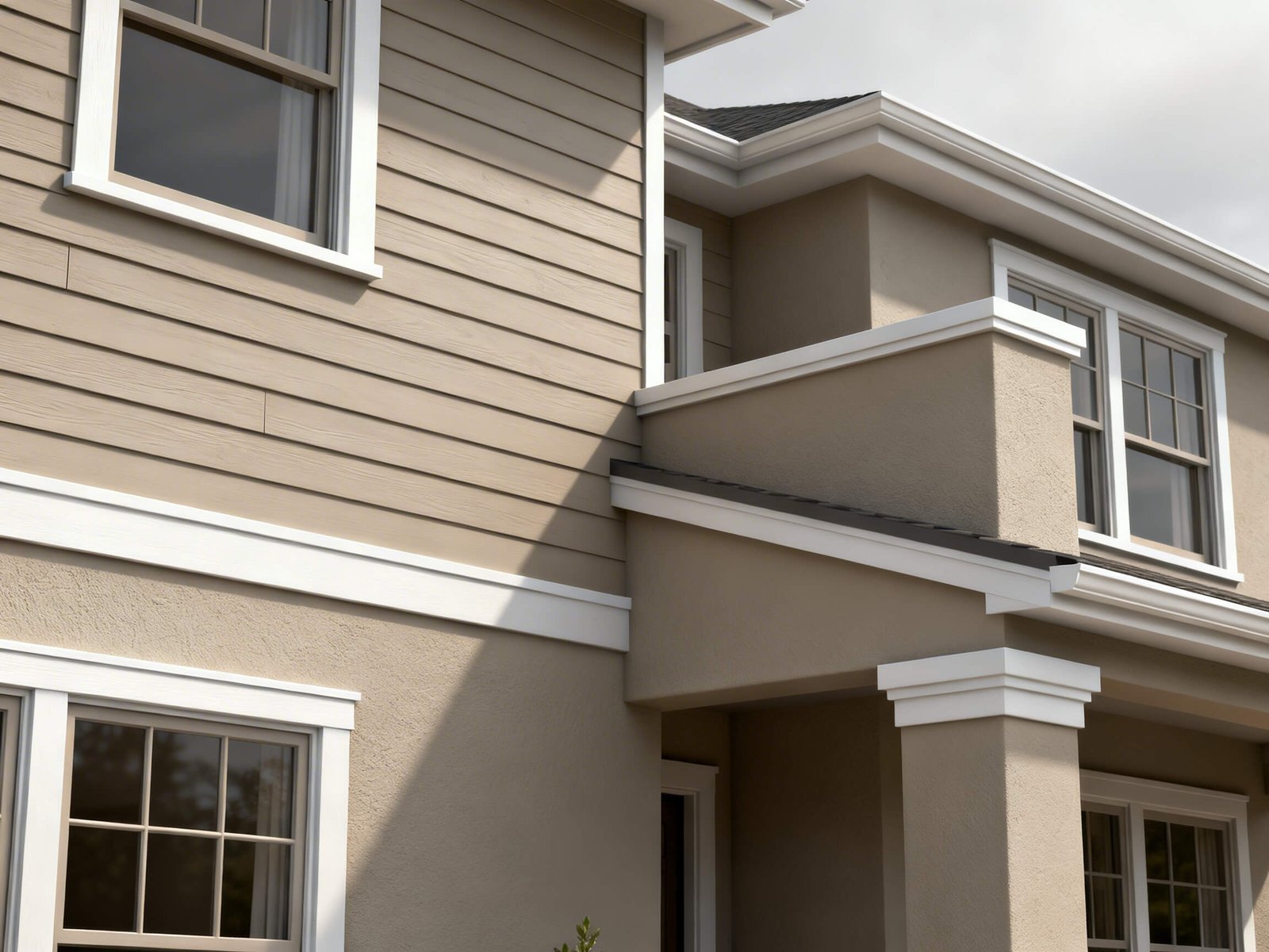 GoMix G3 exterior paint on residential building walls