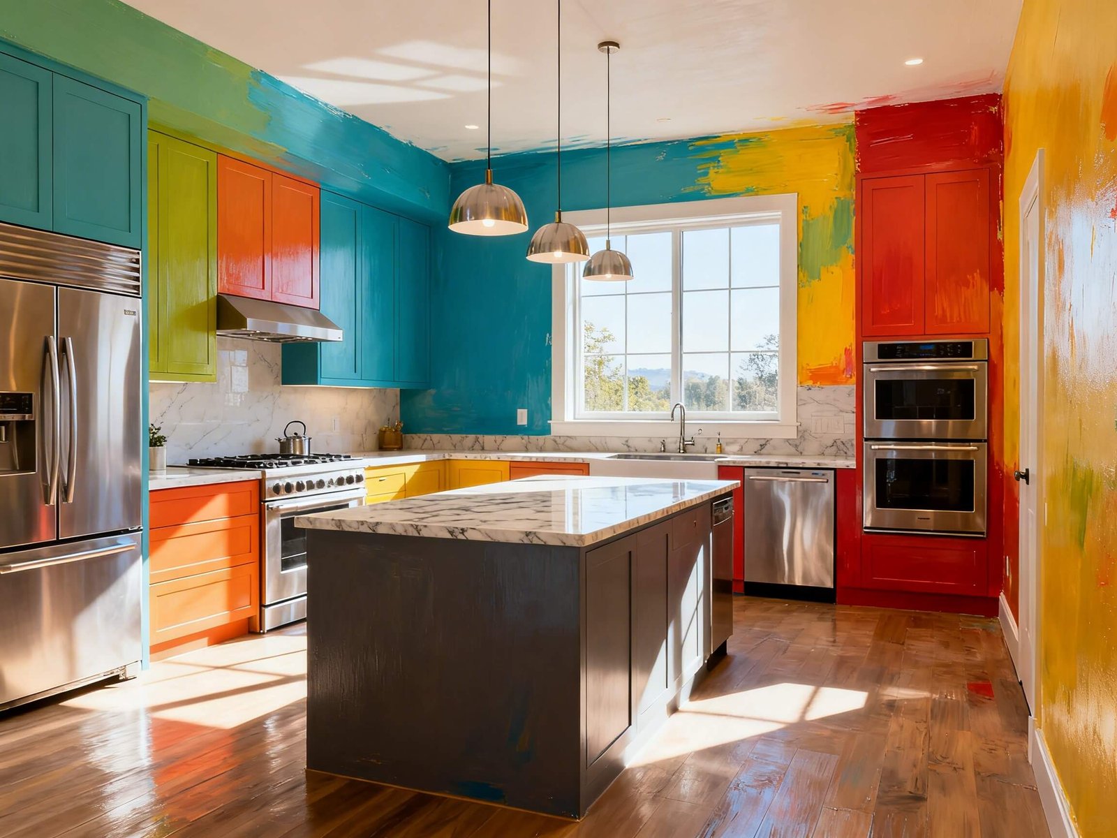 GoMix G2 semi-gloss paint for kitchen cabinets and walls