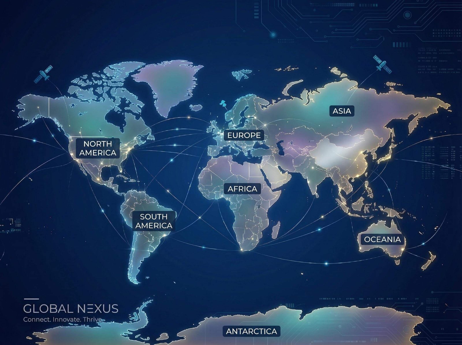 Global distribution map showing Gomix export markets
