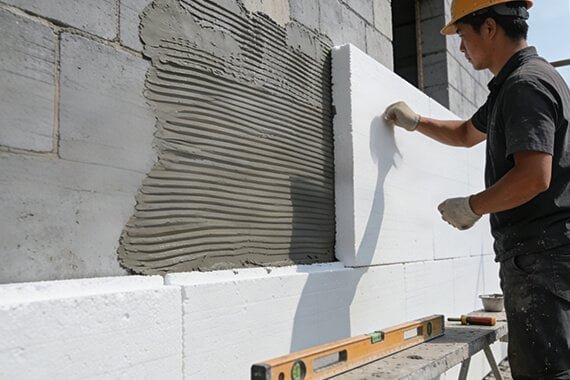 GoMix PB02 base coat adhesive EPS board installation waterproof system